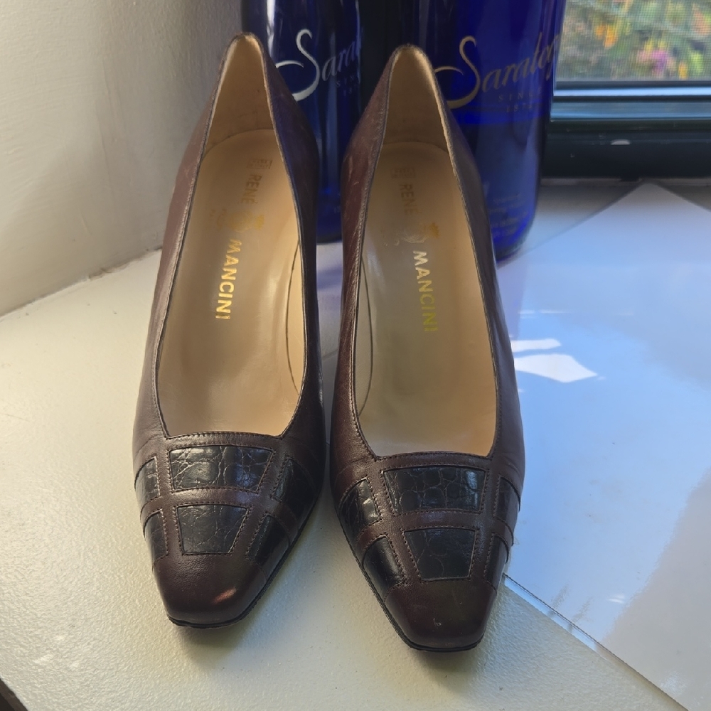 Brown Leather Heels